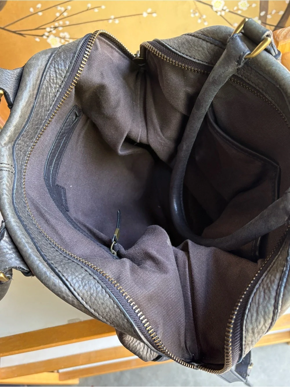 Madewell Black Pebbled Leather Satchel with Removable Strap - Picture 3 of 6